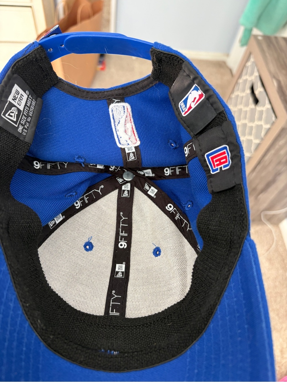 New Era Royal Blue Clippers Snapback Hat - Picture 3 of 3